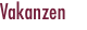 Vakanzen